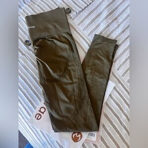 Olive Green Women's Leggings